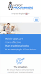 Mobile Screenshot of nordicprogrammers.com