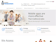 Tablet Screenshot of nordicprogrammers.com
